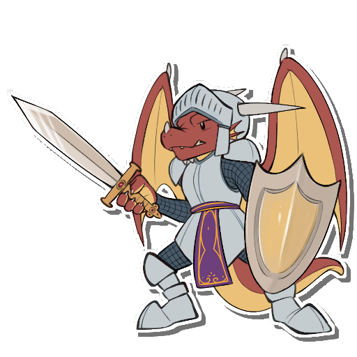 Darix the dragon with a trasure